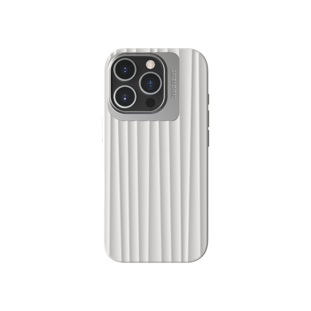Nudient Bold MagSafe Case - iPhone 16 Pro - Chalk White