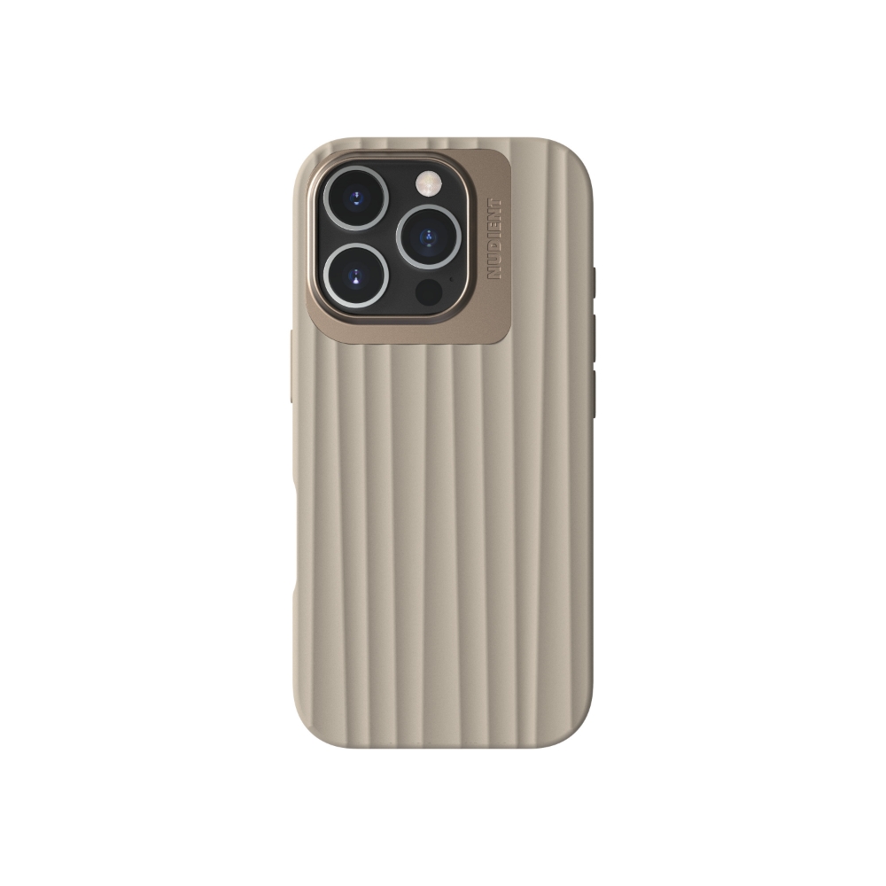 Nudient Bold MagSafe Case - iPhone 16 Pro - Linen Beige