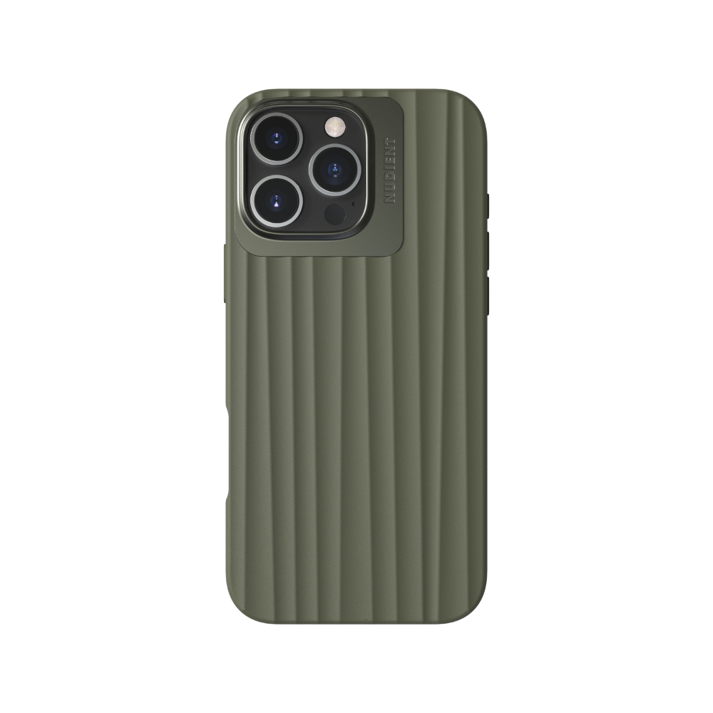 Nudient Bold MagSafe Case - iPhone 16 Pro Max - Olive Green