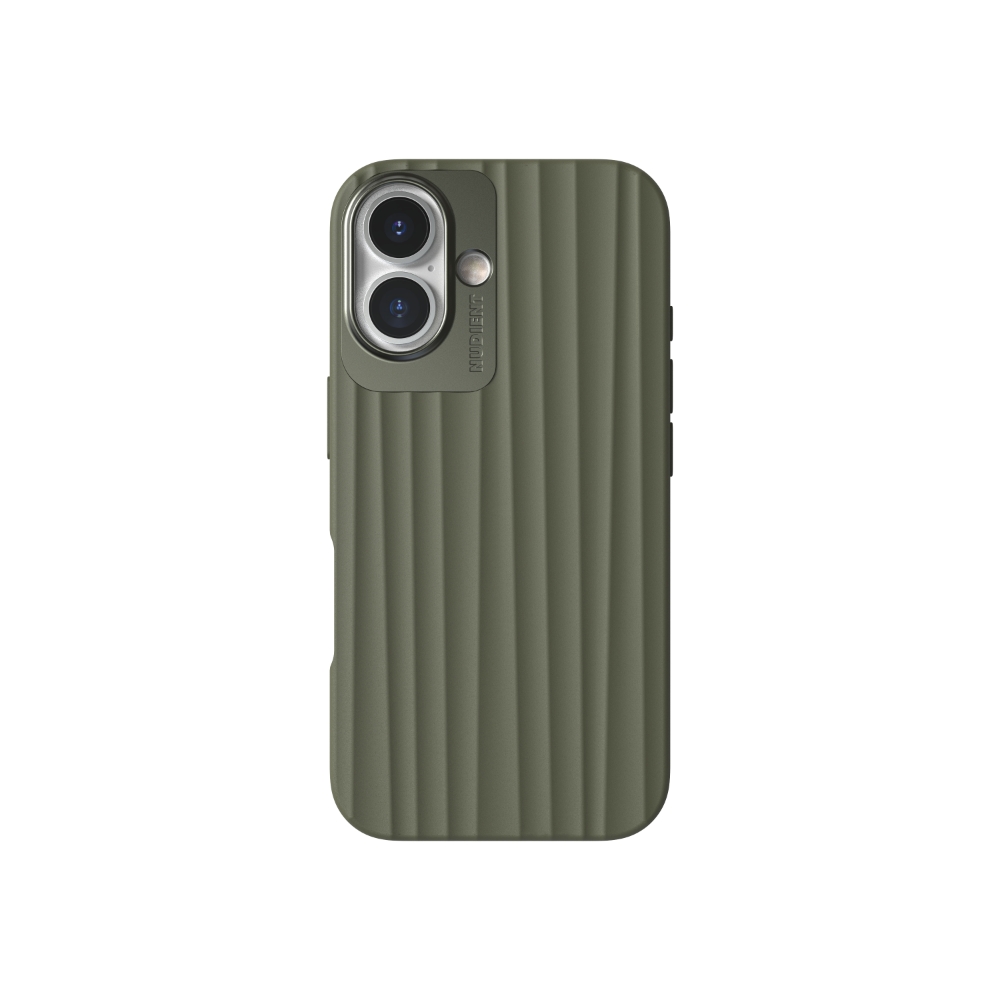 Nudient Bold MagSafe Case - iPhone 16 - Olive Green