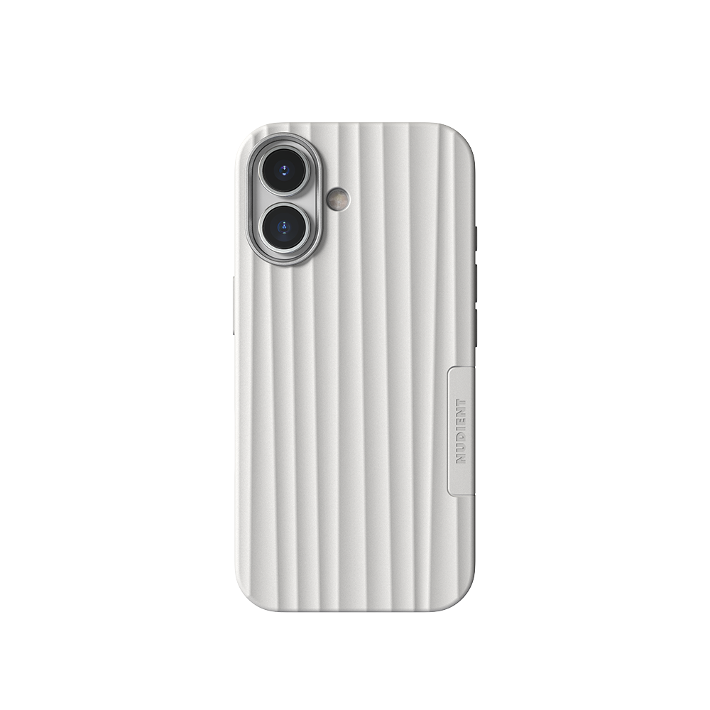 Nudient Bold MagSafe Case - iPhone 17 - Chalk White