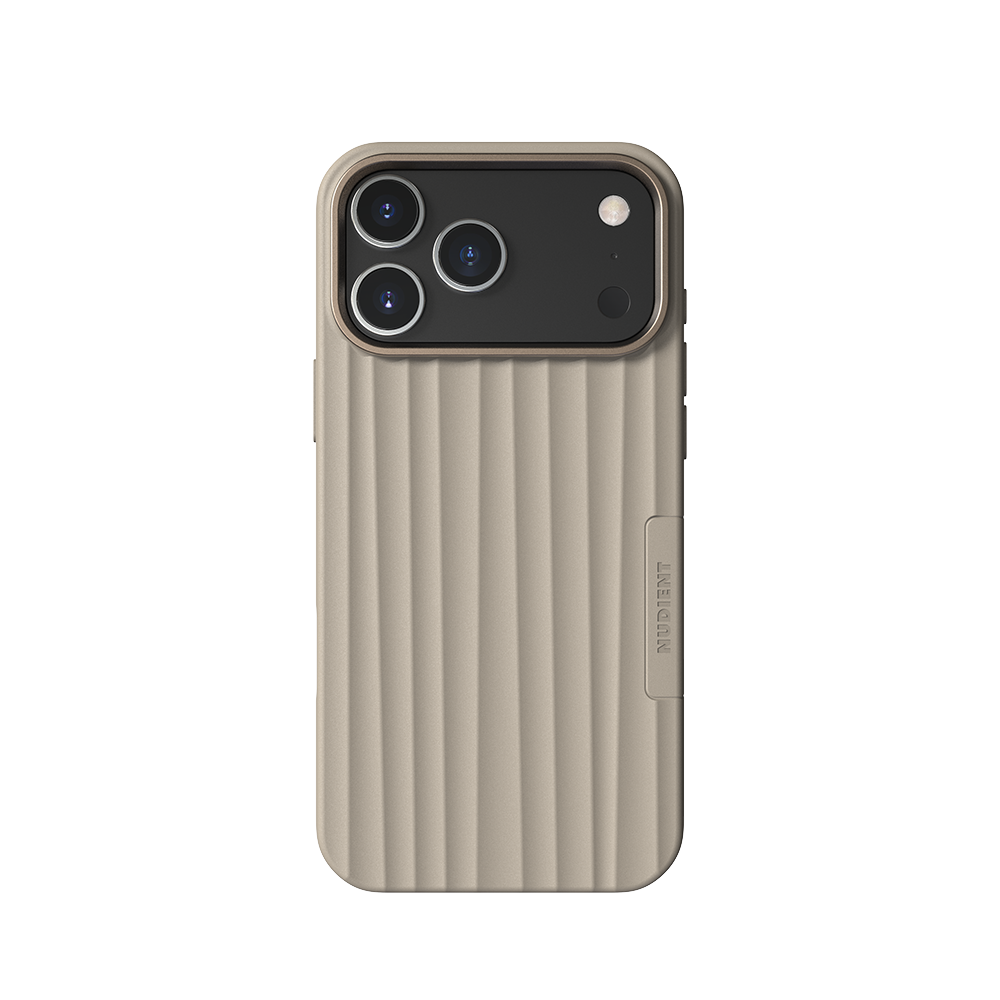 Nudient Bold MagSafe Case - iPhone 17 Pro Max - Linen Beige