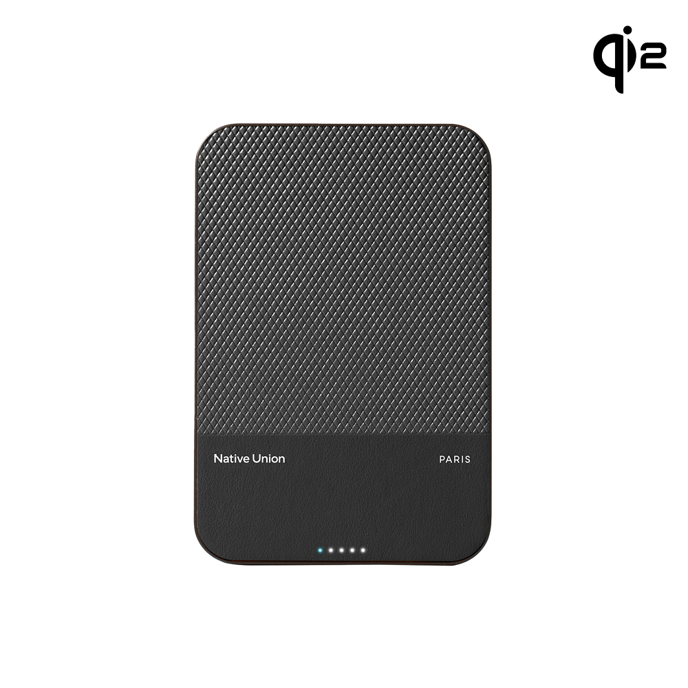 Native Union (Re)Classic Magnetic Powerbank - Qi2 - 5000mAh - Black