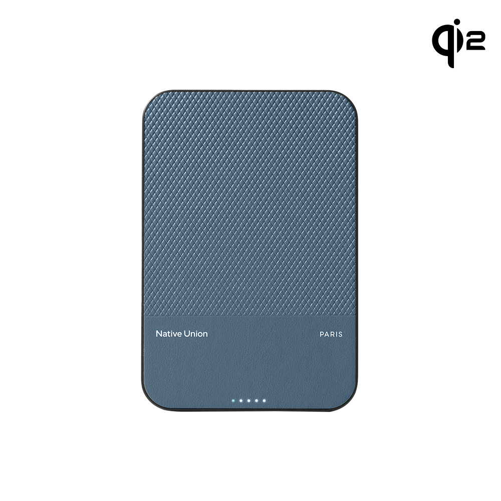 Native Union (Re)Classic Magnetic Powerbank - Qi2 - 5000mAh - Navy