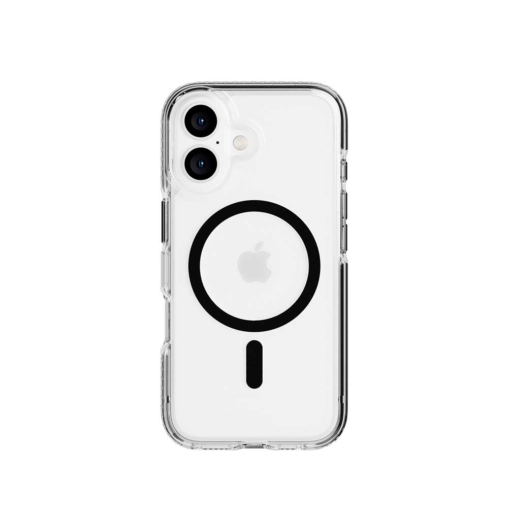 Tech21 Evo Crystal w/MagSafe - iPhone 16 - Black