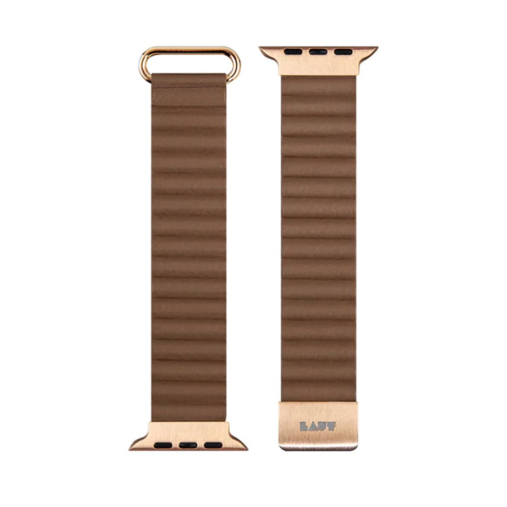 LAUT Novi Luxe Leather Watch Loop - 42/44/45/49 mm - Brown
