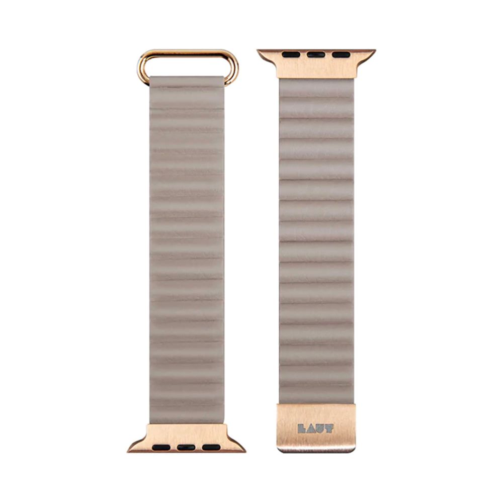 LAUT Novi Luxe Leather Watch Loop - 44/45/49 mm - Beige